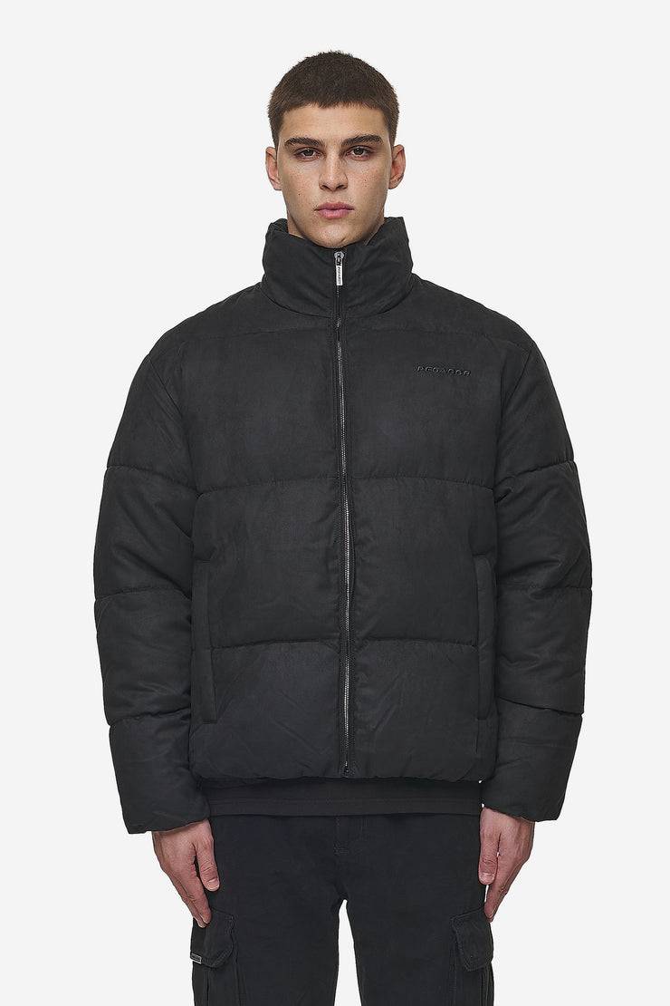 Pegador Sidan Velour Puffer Jacket Black Nur für heute