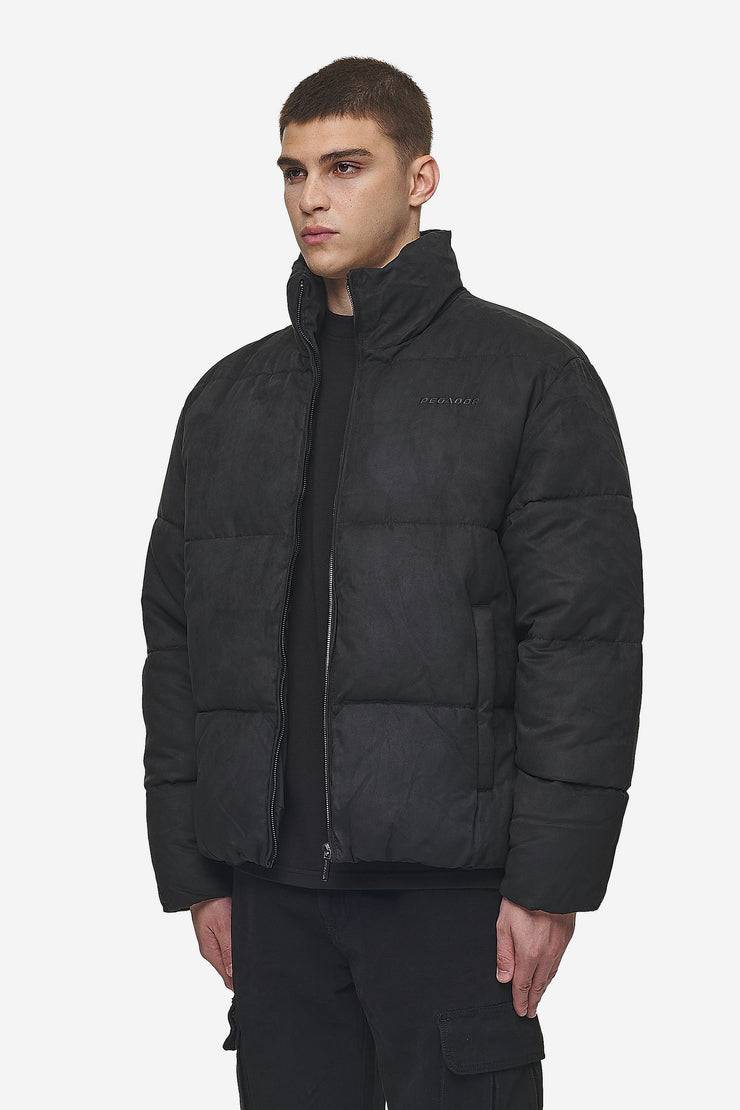 Pegador Sidan Velour Puffer Jacket Black Nur für heute