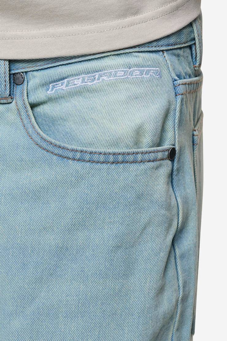 Pegador Barrow Wide Baggy Jeans Sand Washed Blue Nur noch ein Tag übrig