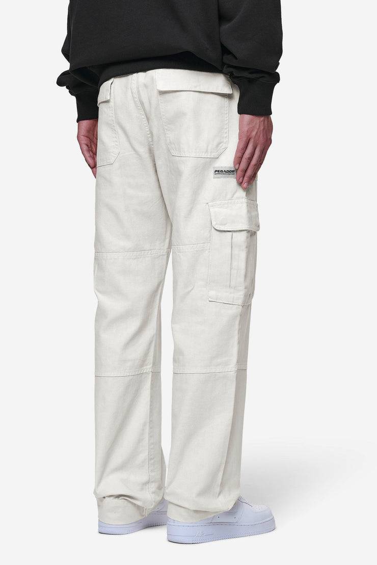 Pegador Risley Cargo Pants Cream Rabatte dieses Monats