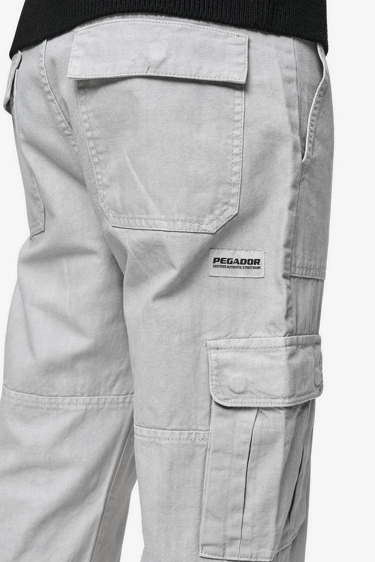 Pegador Risley Cargo Pants Light Grey Auslauf