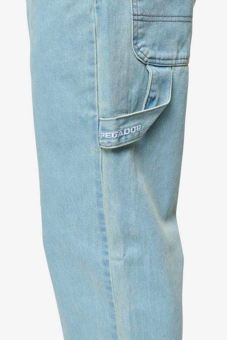 Pegador Daule Baggy Workwear Jeans Sand Washed Blue im Angebot