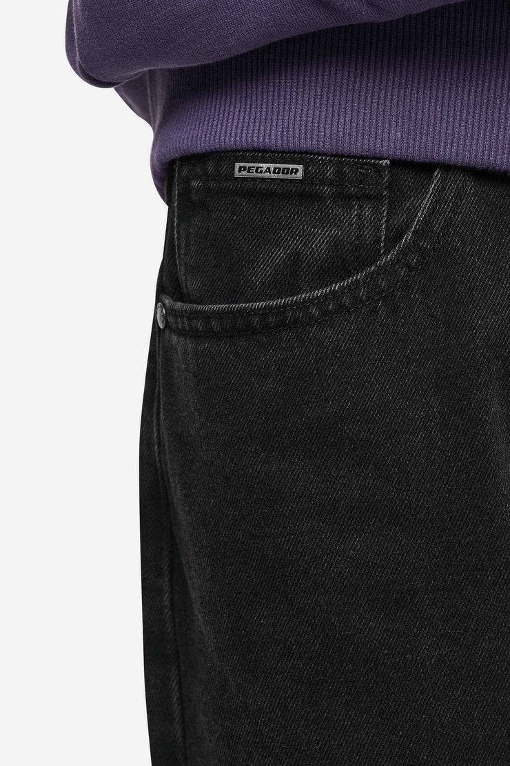 Pegador Baures Straight Jeans Washed Black Meist gekauft