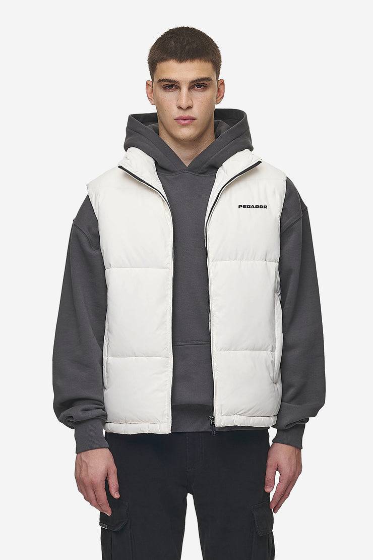 Pegador Landin Puffer Vest Bone White Versandkostenfrei