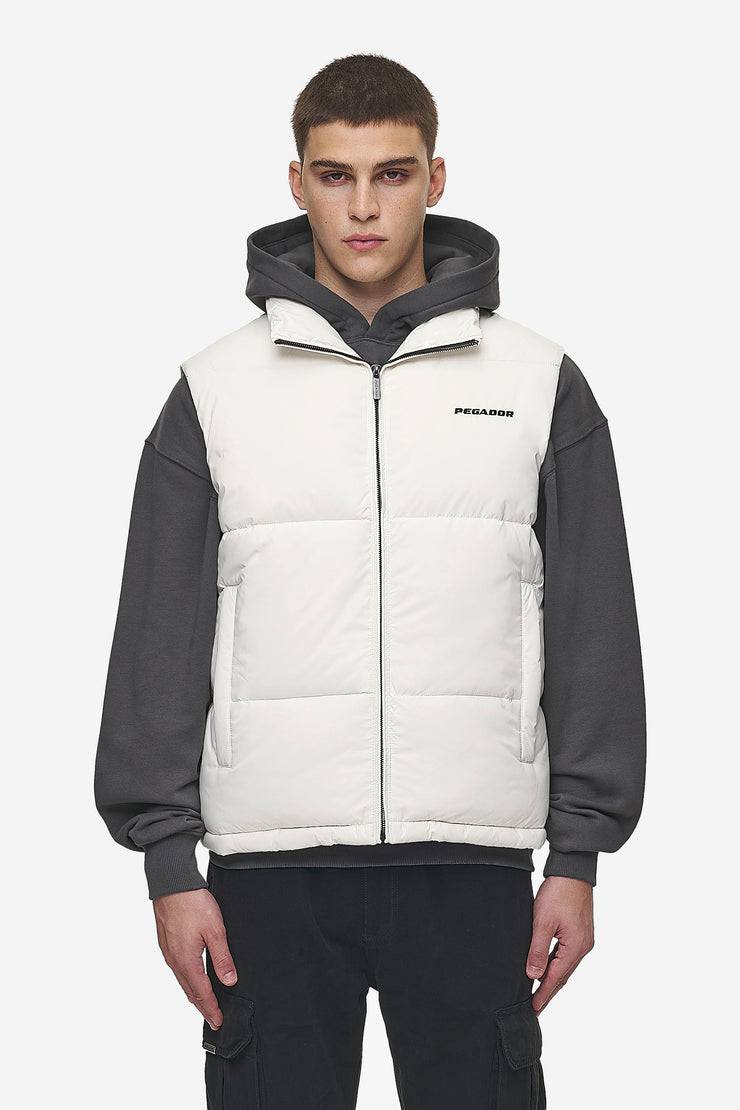 Pegador Landin Puffer Vest Bone White Versandkostenfrei