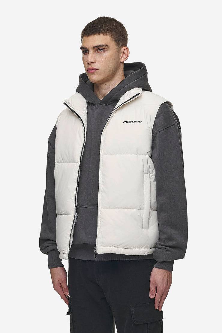 Pegador Landin Puffer Vest Bone White Versandkostenfrei