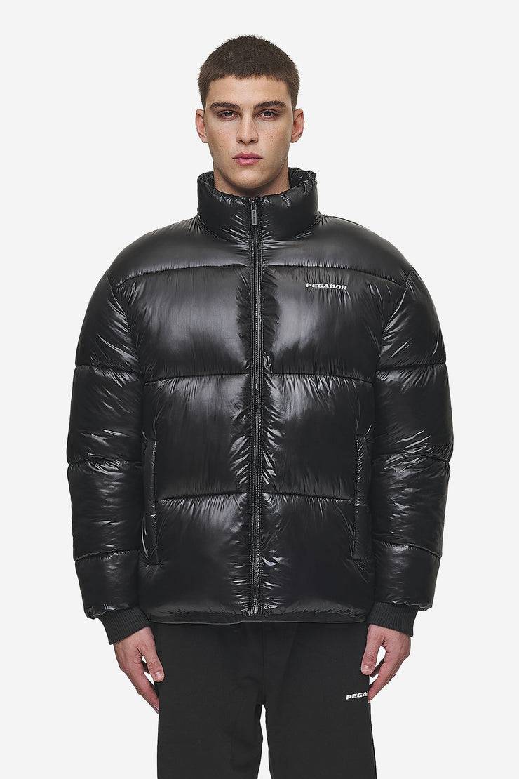 Pegador Solin Light Glossy Puffer Jacket Black Exklusivangebot