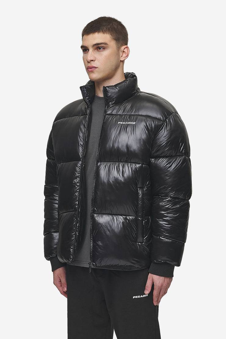 Pegador Solin Light Glossy Puffer Jacket Black Exklusivangebot