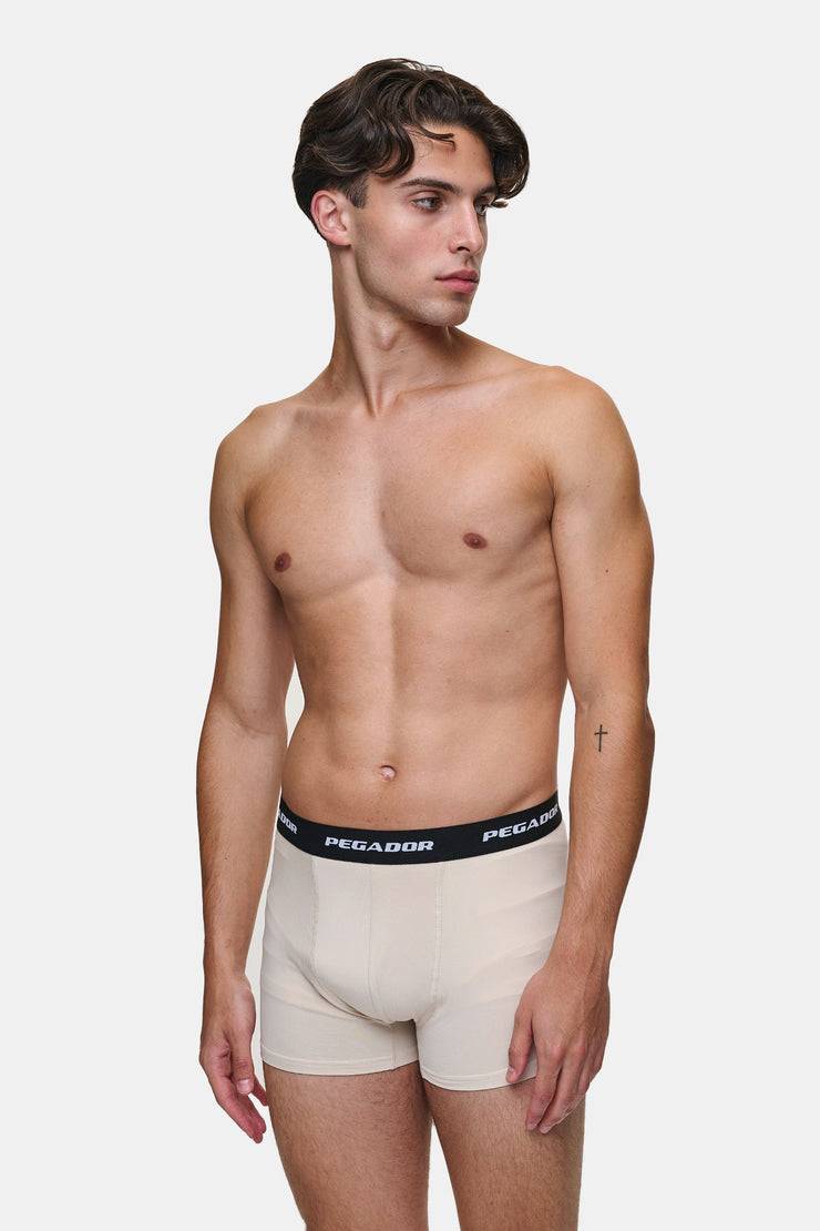 Pegador Tantun Boxershorts 3 Pack Light Beige Anthracite Black Cyber Monday