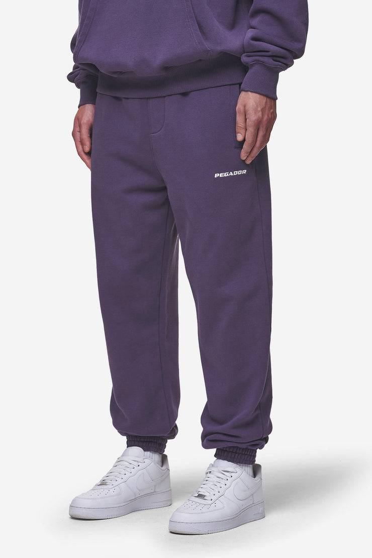 Pegador Logo Heavy Sweat Jogger Washed Deep Purple Osterangebot