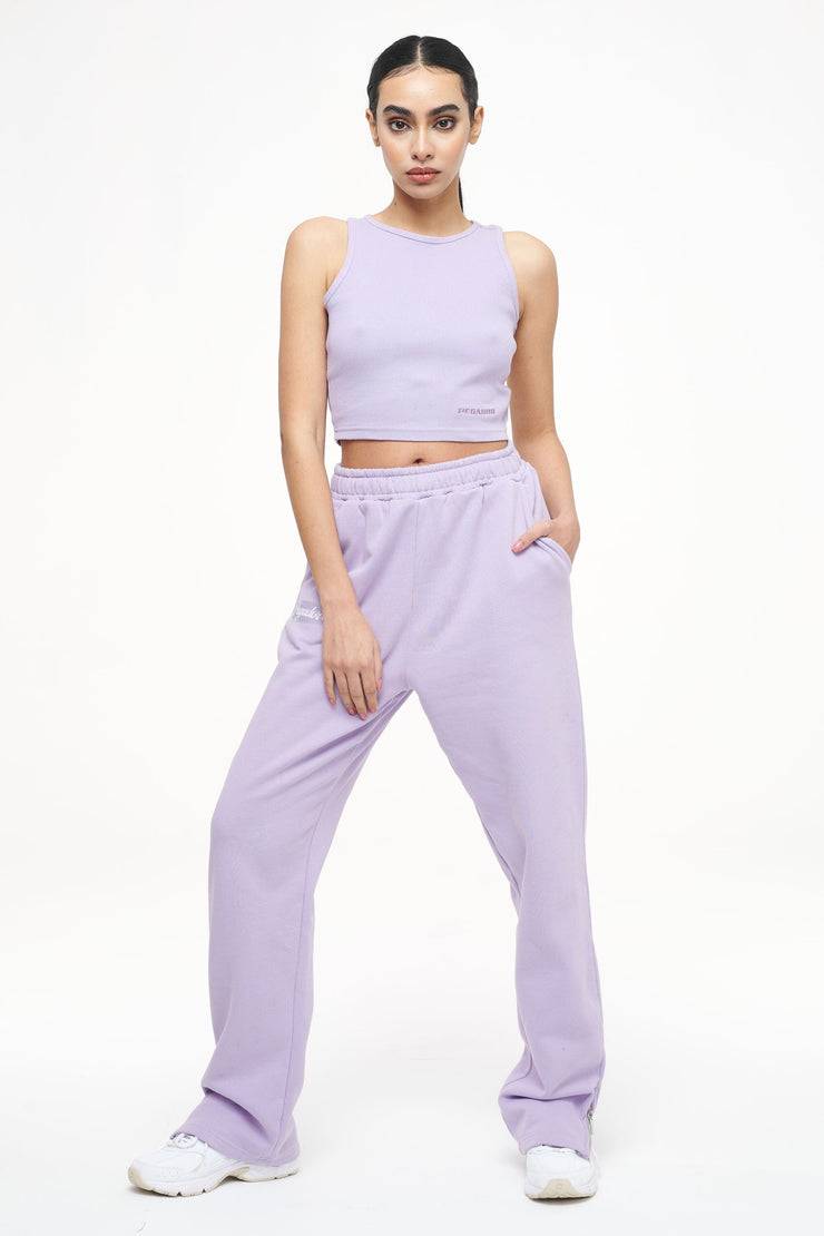 Pegador Ayla Crop Top Vintage Washed Purple Paste Zeitlich begrenztes Angebot