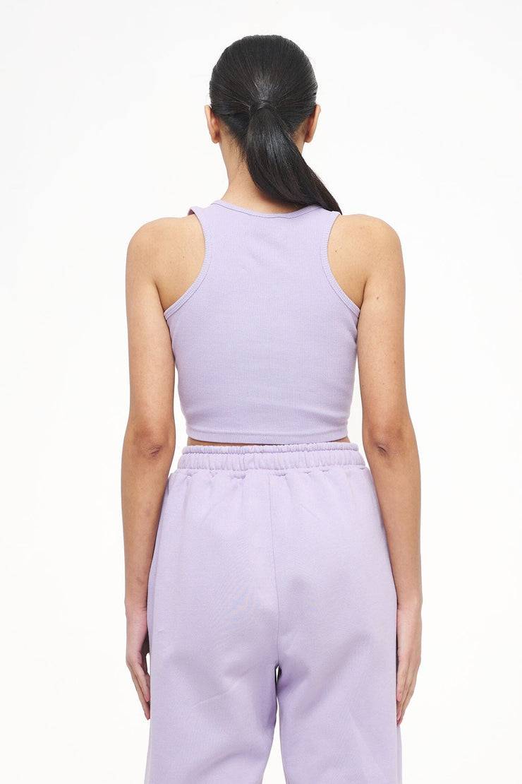 Pegador Ayla Crop Top Vintage Washed Purple Paste Zeitlich begrenztes Angebot