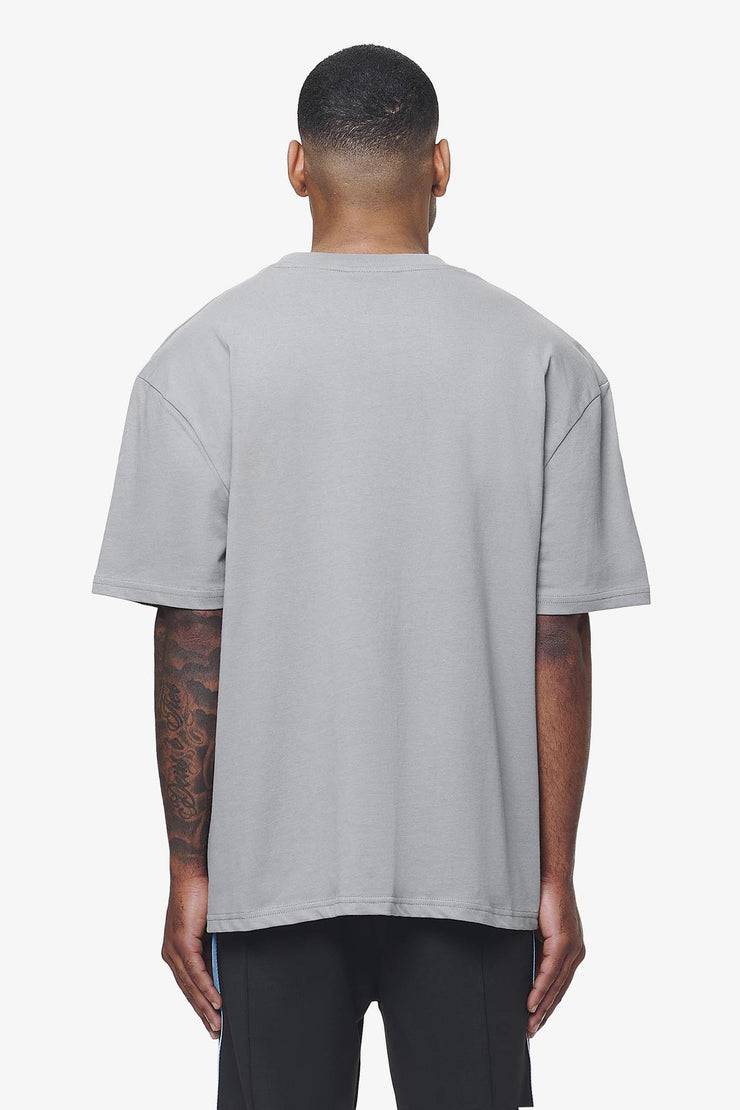Pegador Logo Oversized Tee Vintage Washed Dusk Grey Gum Riesige Ersparnisse