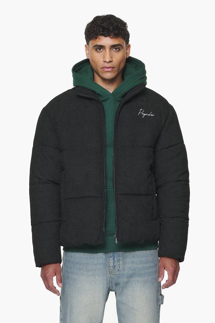 Pegador Sundre Cord Puffer Jacket Black Tiefpreis