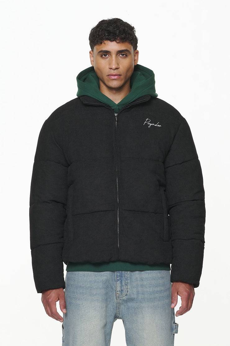 Pegador Sundre Cord Puffer Jacket Black Tiefpreis