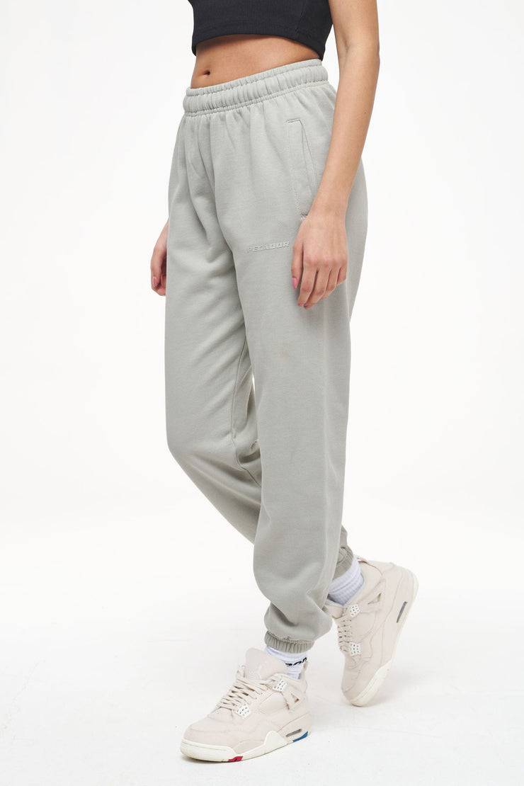 Pegador Grace High Waisted Sweat Pants Vintage Washed Quiet Gray Begrenzt auf 3 Tage