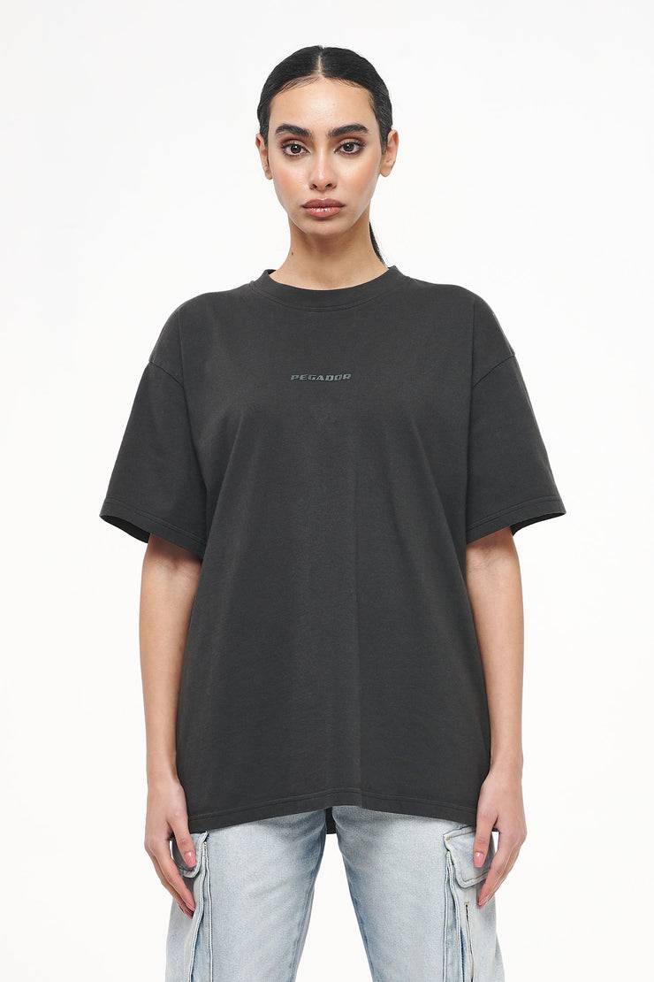Pegador Beverly Oversized Tee Vintage Washed Iron Grey Gum Black Friday Preise