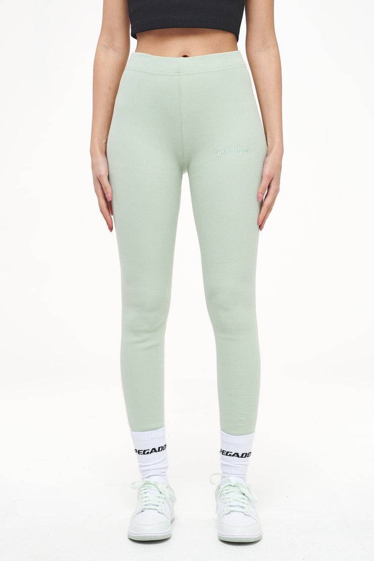 Pegador Jill Rib Leggings Vintage Washed Milky Green Outlet