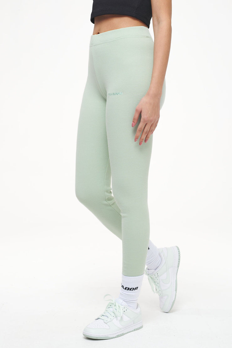Pegador Jill Rib Leggings Vintage Washed Milky Green Outlet
