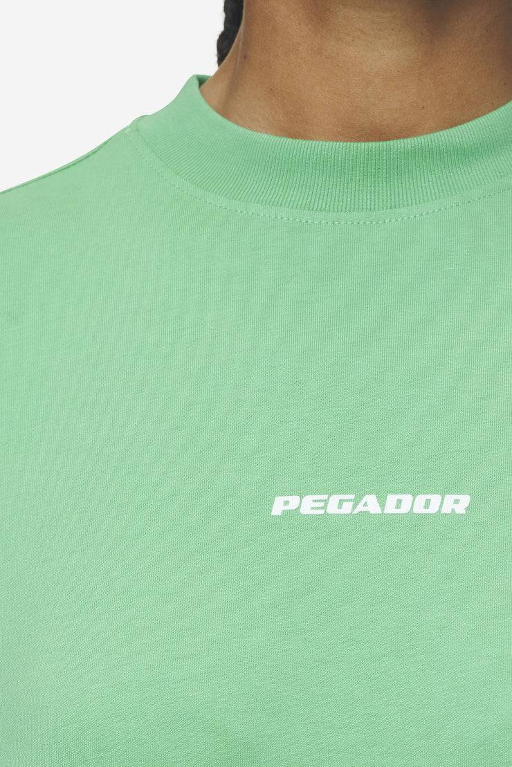 Pegador Bracy Heavy Oversized Tee Washed Peppermint Green White Gum Verkauf