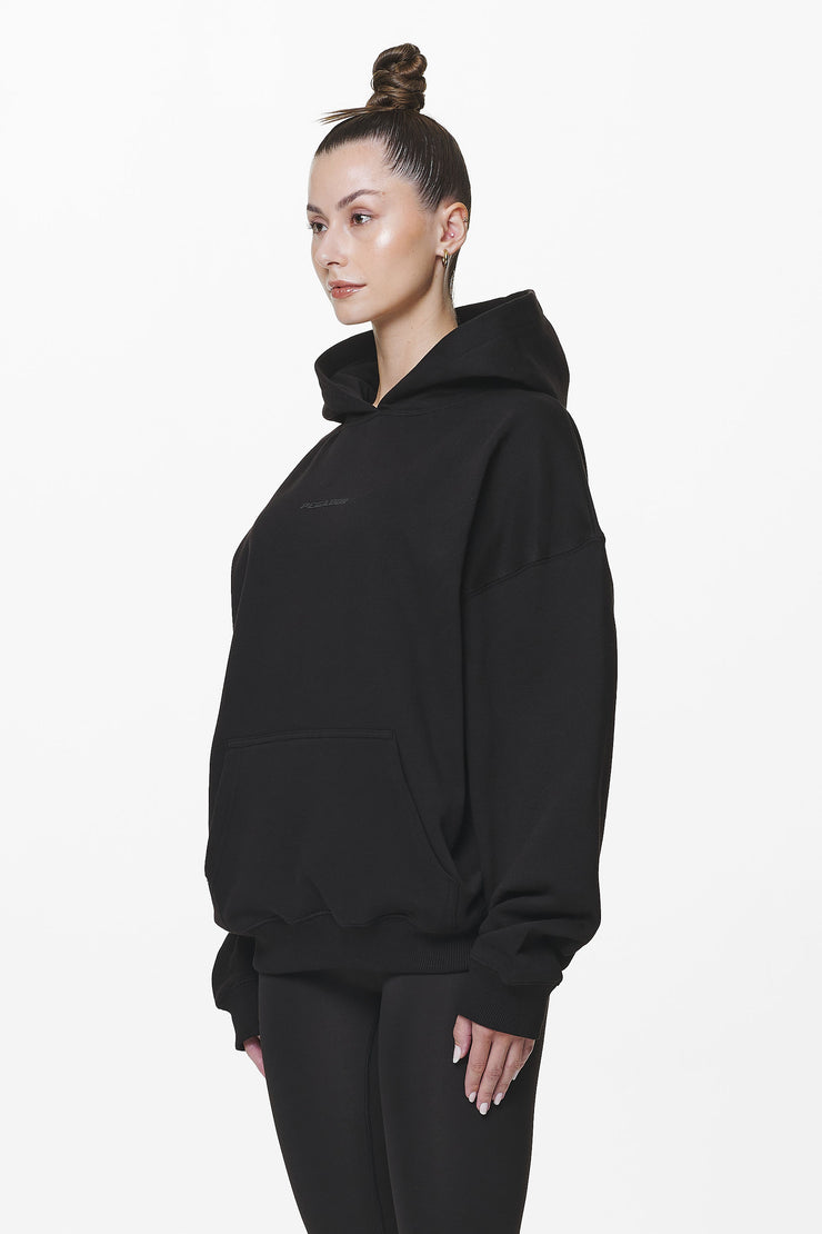Pegador Clarita Logo Oversized Hoodie Black Gum Flash Sale