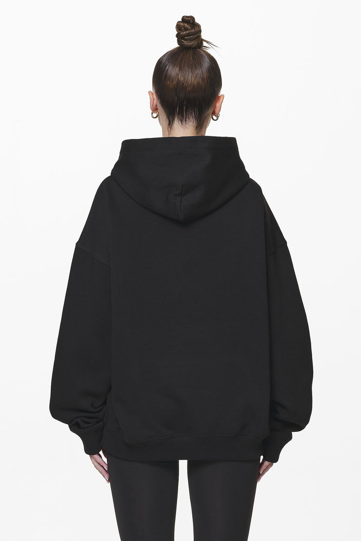 Pegador Clarita Logo Oversized Hoodie Black Gum Flash Sale