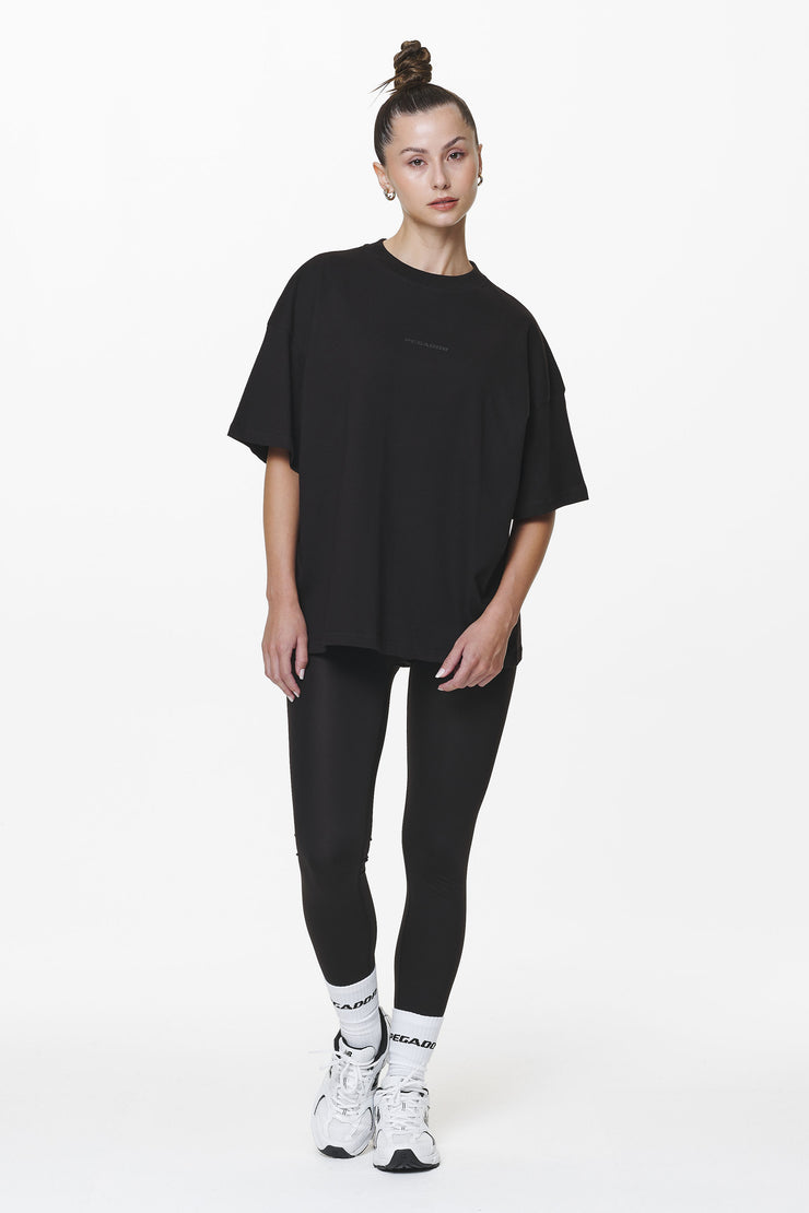 Pegador Bel Air Heavy Oversized Tee Black Gum Preisnachlass