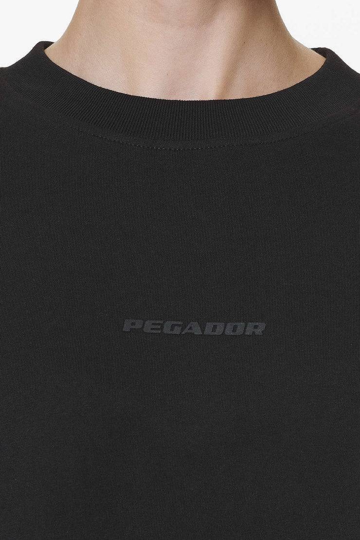 Pegador Bel Air Heavy Oversized Tee Black Gum Preisnachlass
