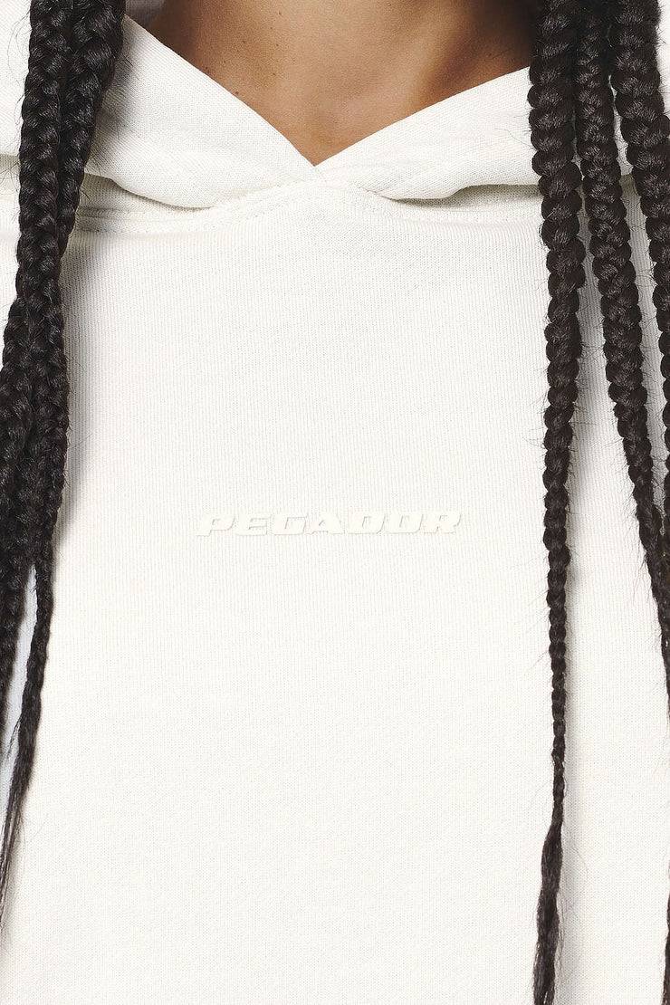 Pegador Clarita Logo Oversized Hoodie Washed Salty Cream Gum Cyber Monday