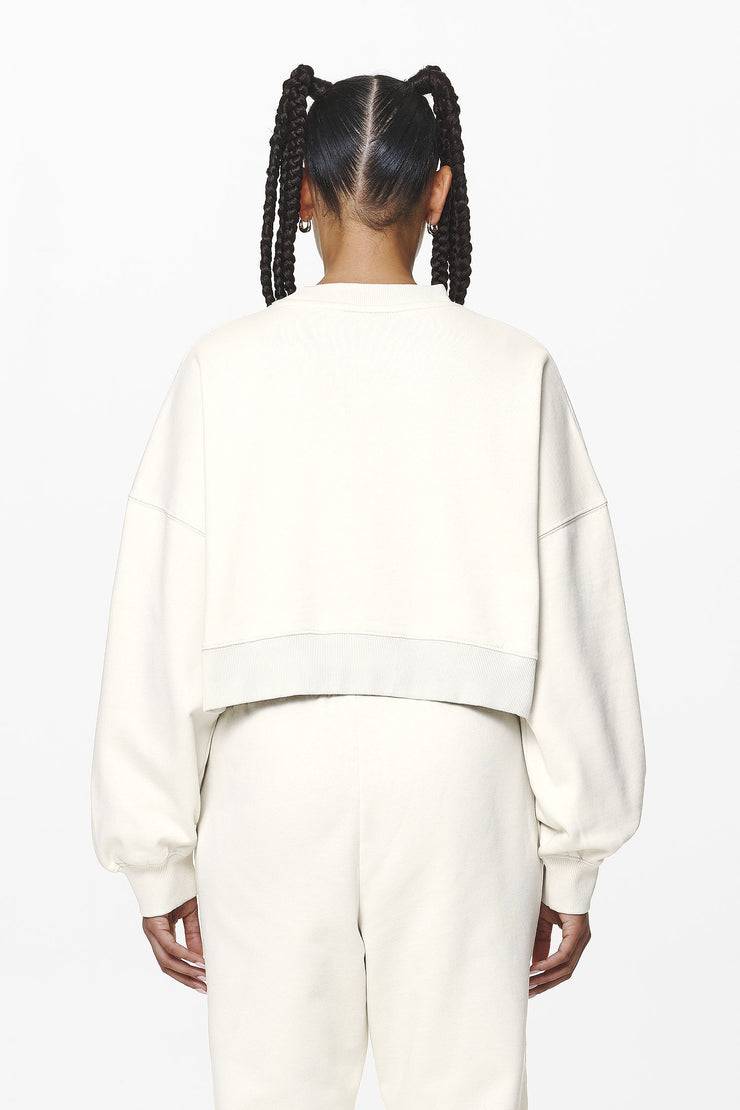 Pegador Londa Cropped Oversized Sweater Washed Salty Cream Gum Osterangebot