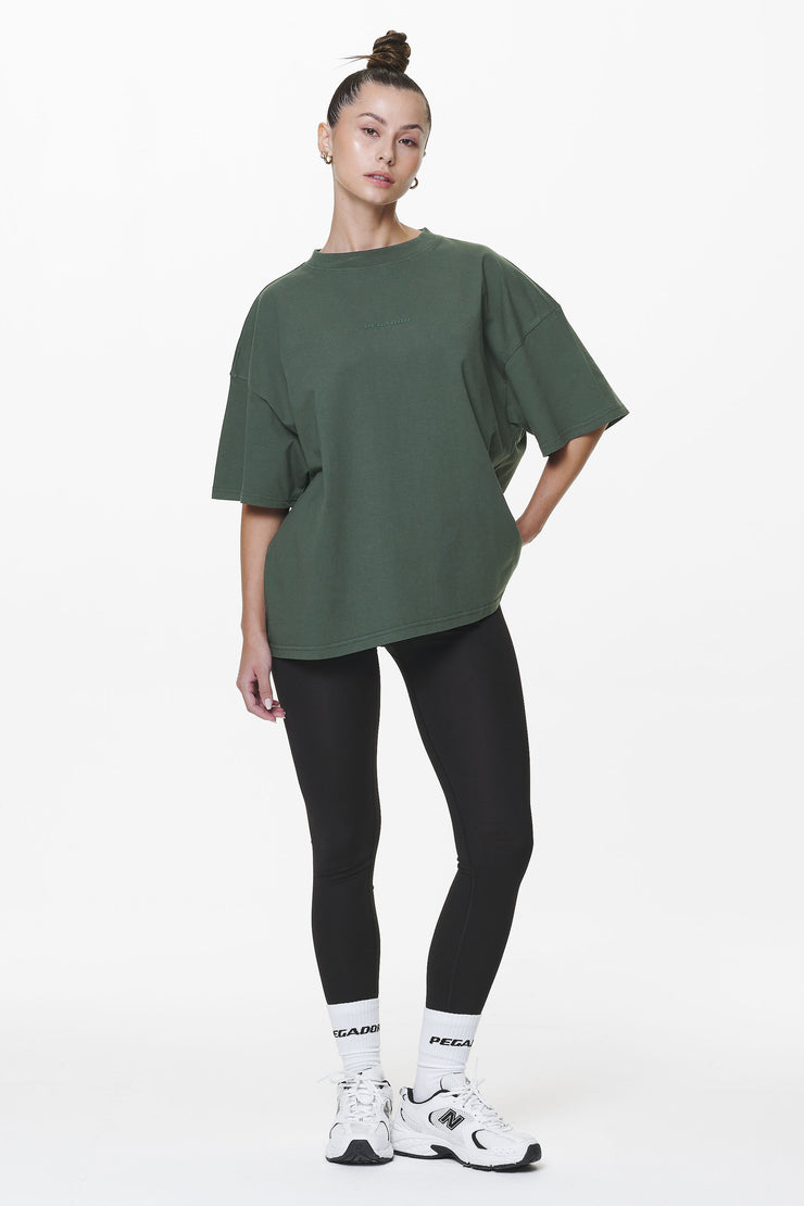 Pegador Bel Air Heavy Oversized Tee Washed Sage Green Gum Jubiläumsangebot