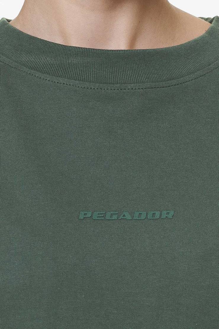 Pegador Bel Air Heavy Oversized Tee Washed Sage Green Gum Jubiläumsangebot