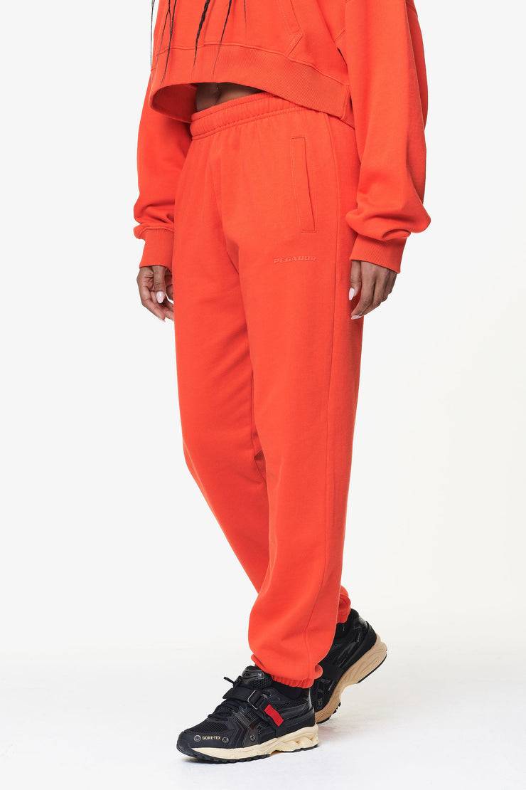 Pegador Villa High Waisted Sweat Pants Washed Signal Red Gum Online Outlet