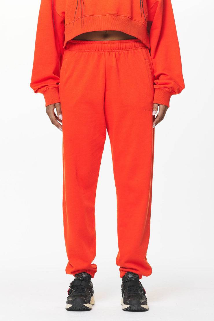 Pegador Villa High Waisted Sweat Pants Washed Signal Red Gum Online Outlet