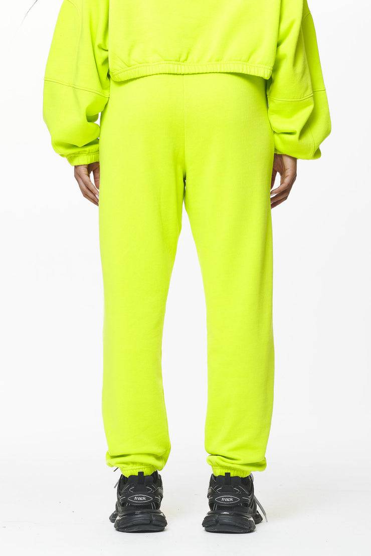 Pegador Villa High Waisted Sweat Pants Washed Lime Yellow Gum Exklusive Angebote