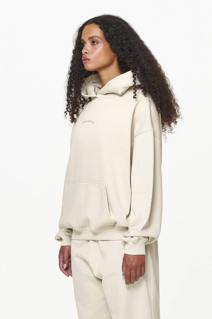 Pegador Camberwell Logo Oversized Hoodie Vintage Washed Bone White Bestseller