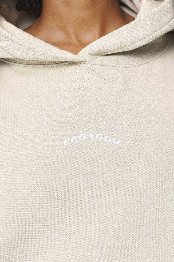 Pegador Camberwell Logo Oversized Hoodie Vintage Washed Bone White Bestseller