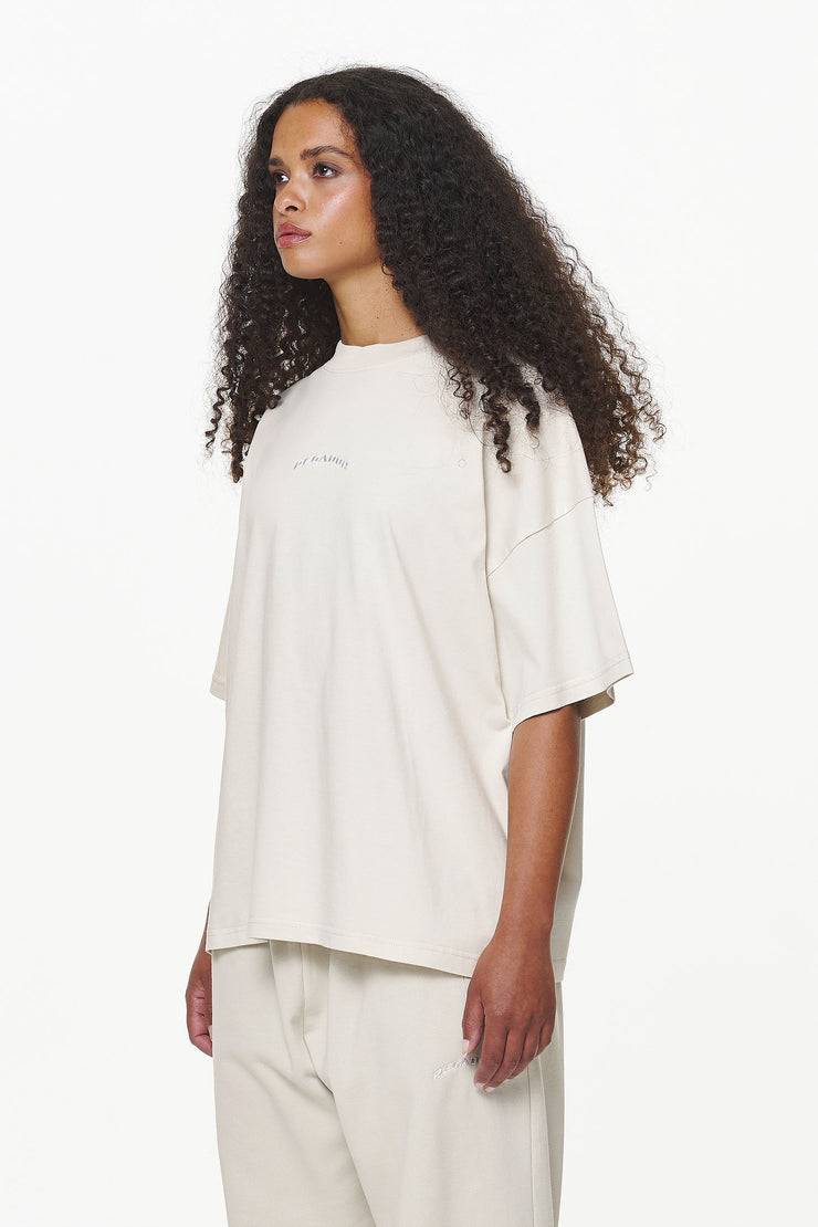 Pegador Thames Heavy Oversized Tee Vintage Washed Bone White Saisonale Angebote