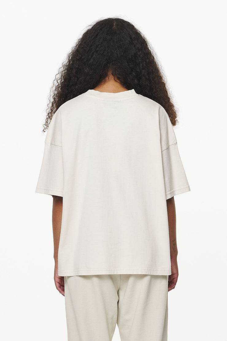 Pegador Thames Heavy Oversized Tee Vintage Washed Bone White Saisonale Angebote