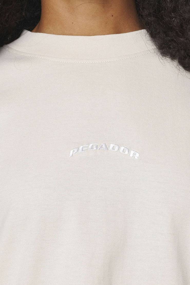 Pegador Thames Heavy Oversized Tee Vintage Washed Bone White Saisonale Angebote