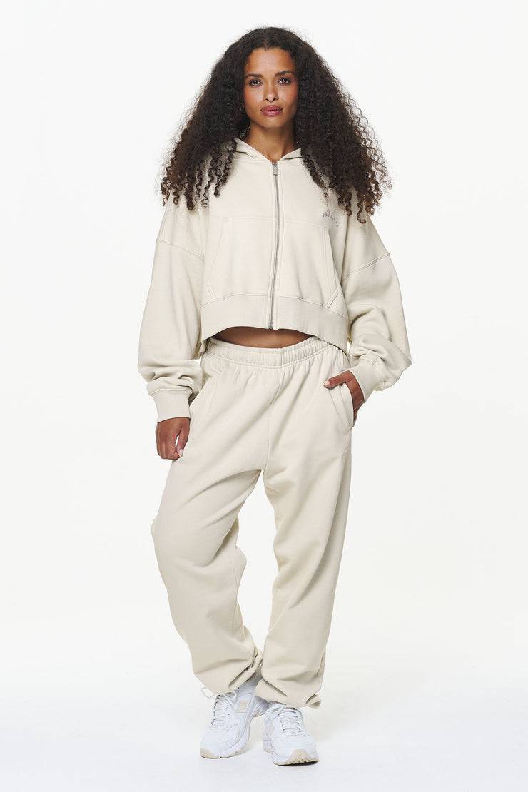 Pegador Durward High Waisted Sweat Pants Vintage Washed Bone White Räumungsverkauf