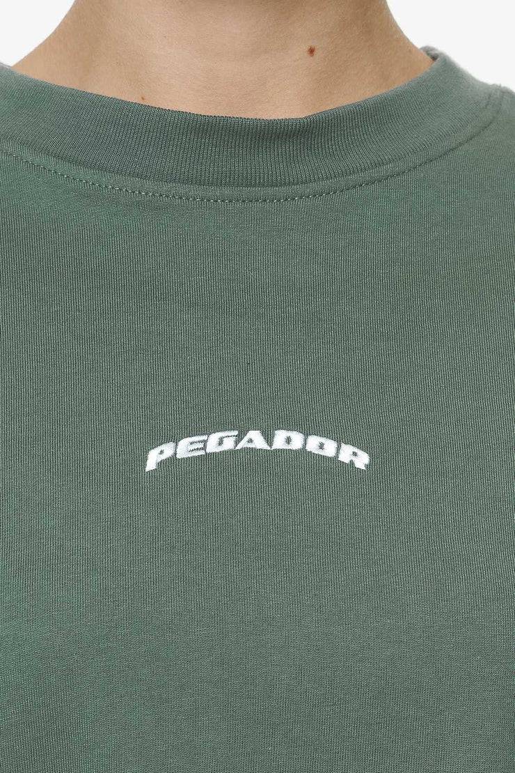 Pegador Thames Heavy Oversized Tee Vintage Washed Garden Green Kauf eins, bekomm eins gratis
