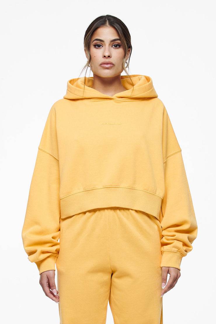 Pegador Salita Oversized Cropped Hoodie Vintage Washed Golden Sun Gum Super Sparpreis