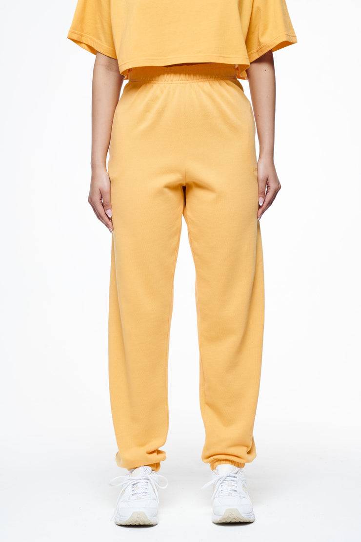 Pegador Villa High Waisted Sweat Pants Vintage Washed Golden Sun Gum Letzte 3 Tage