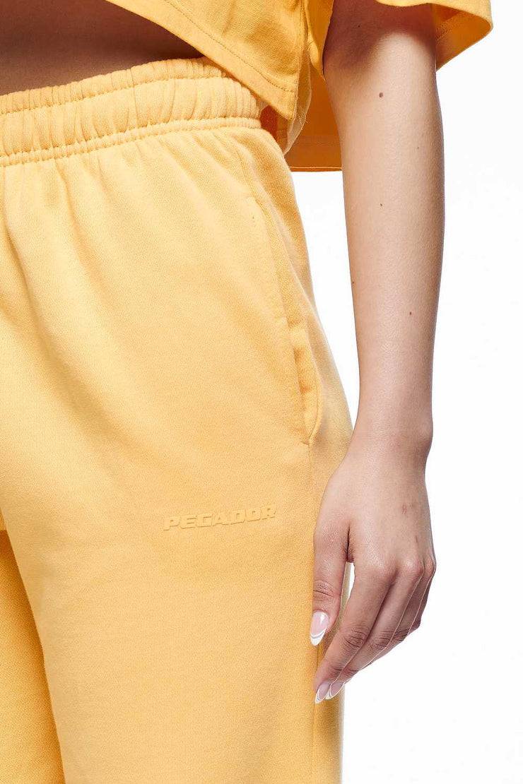Pegador Villa High Waisted Sweat Pants Vintage Washed Golden Sun Gum Letzte 3 Tage