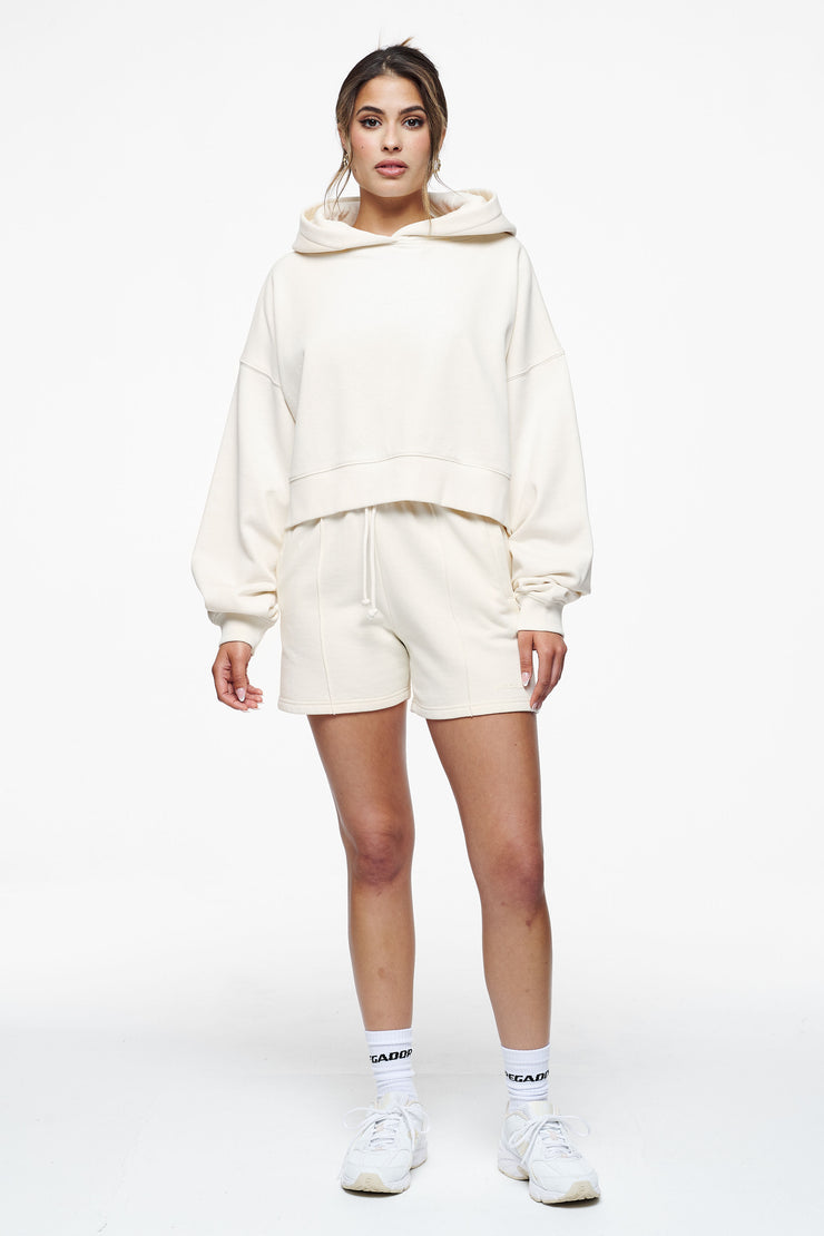 Pegador Salita Oversized Cropped Hoodie Vintage Washed Unbleached Gum Bis zu 60% Rabatt