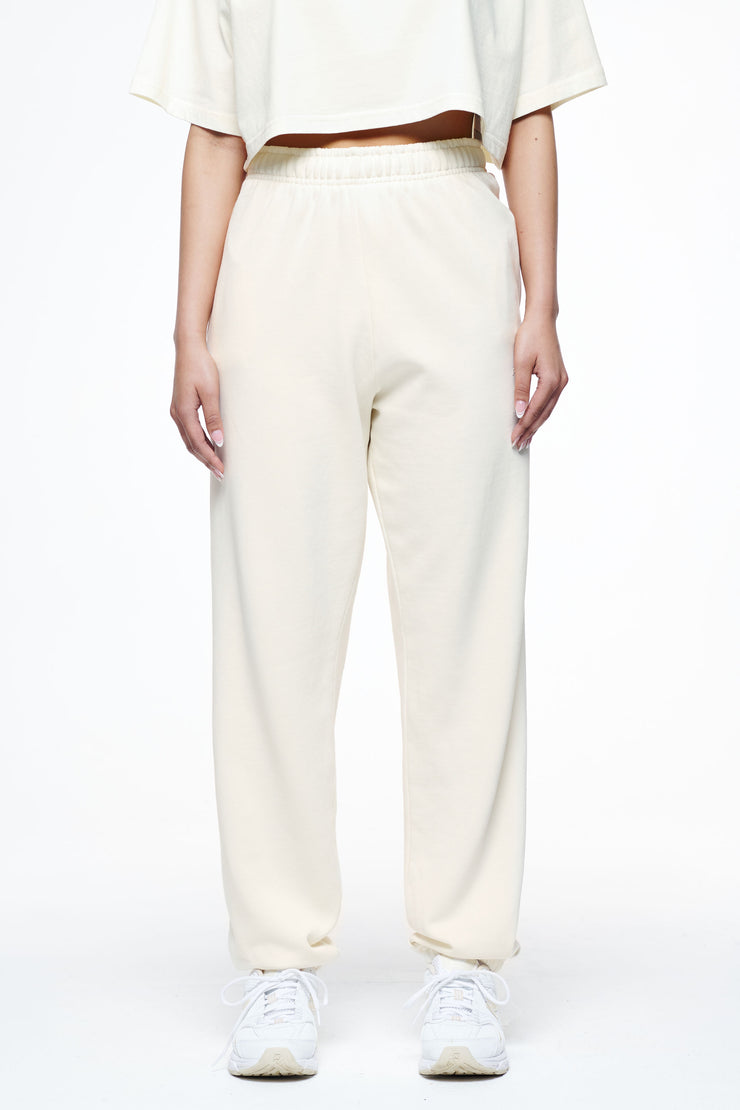 Pegador Villa High Waisted Sweat Pants Vintage Washed Unbleached Gum Discount Store für neue Produkte