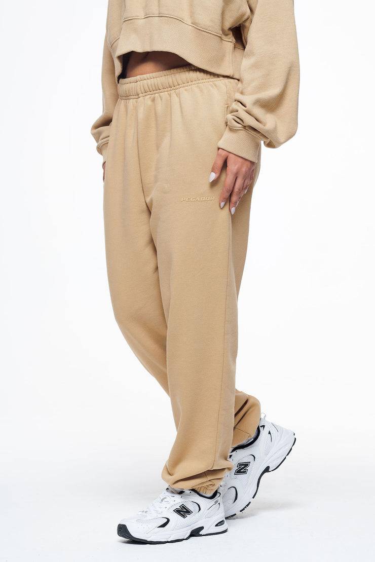 Pegador Villa High Waisted Sweat Pants Vintage Washed Espresso Gum Riesige Rabatte