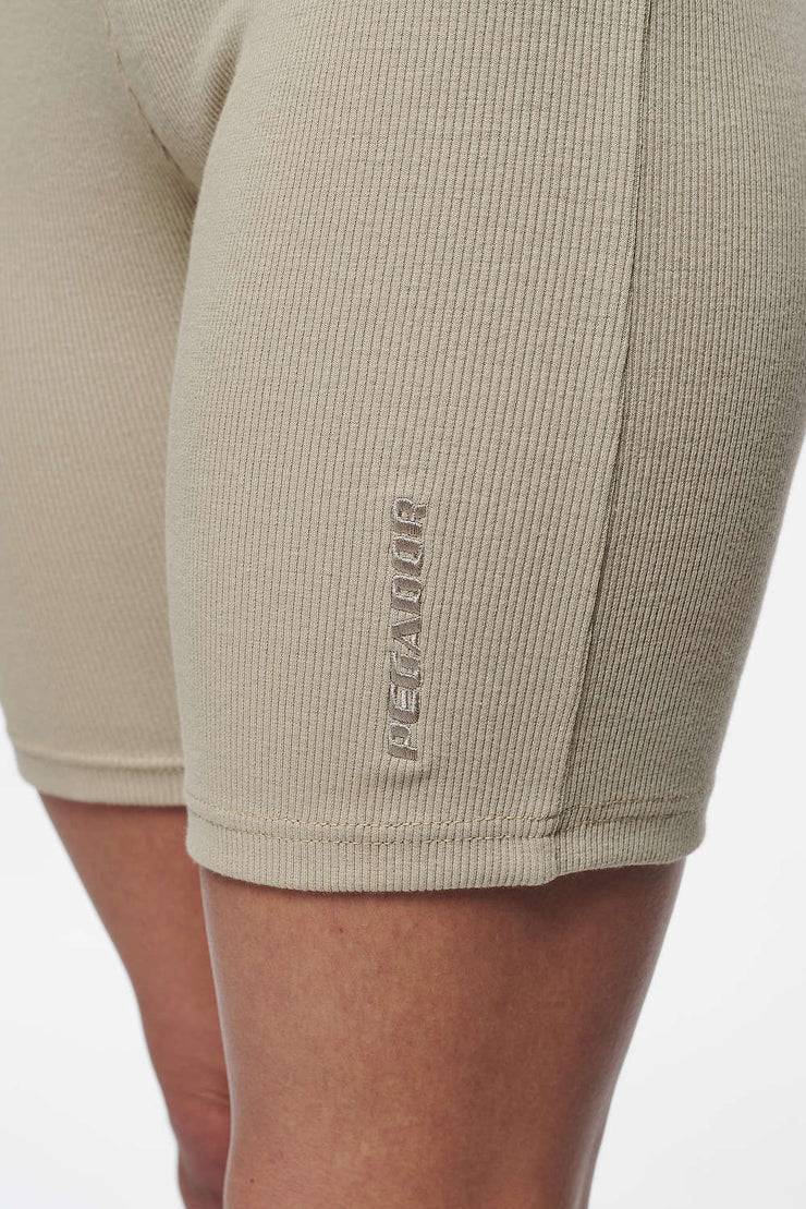 Pegador Barrie Rib Biker Shorts Vintage Washed Espresso Kostenloser Versand international