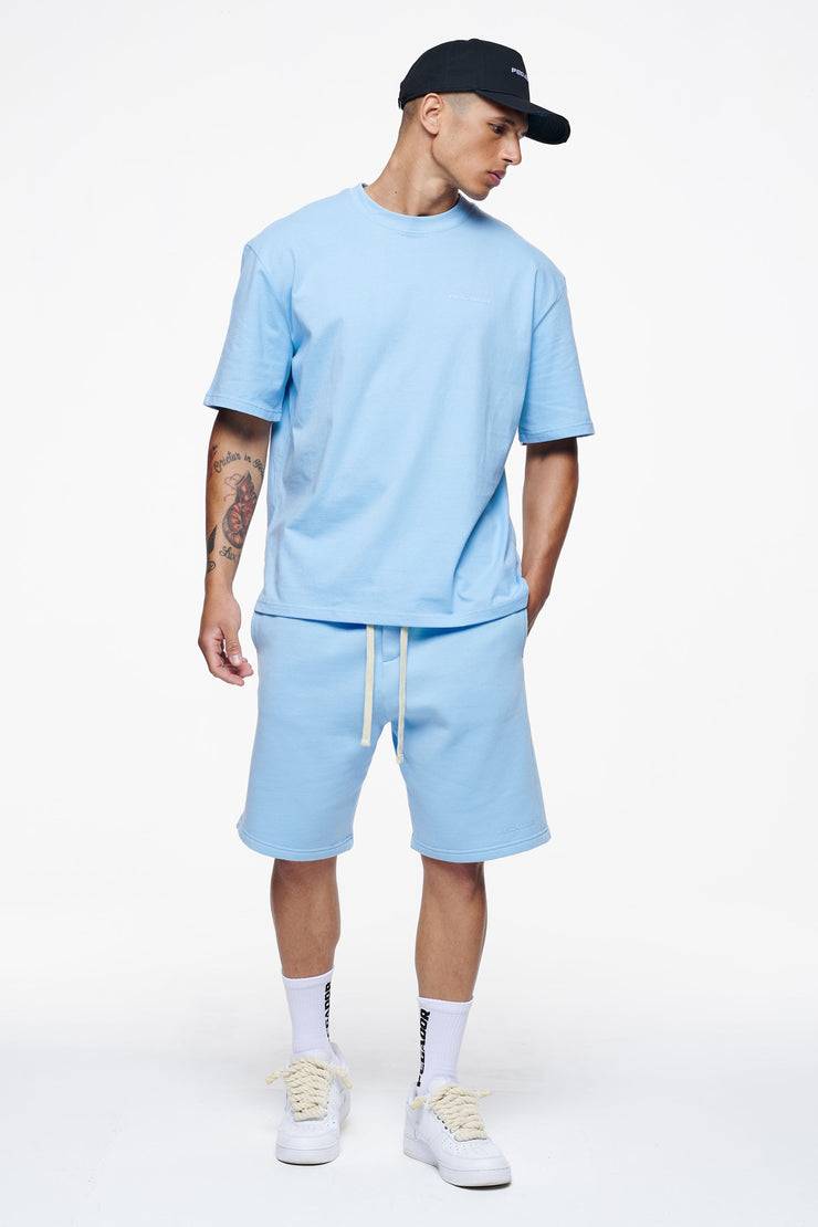 Pegador Logo Oversized Tee Vintage Washed Riviera Blue Gum zollfrei